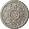 Ekena Millwork Edinburgh Ceiling Medallion (Fits Canopies up to 5 1/4"), Hand-Painted Pearl White, 18"OD x 1 3/4"P CM18EDPWS - alternate 1